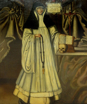 Margaret Throckmorton of Louvain by unknown.jpg