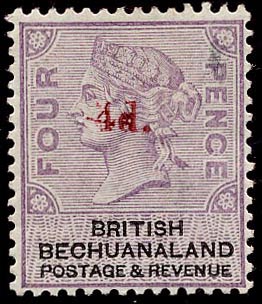 Bechuanaland 1888 4d4d