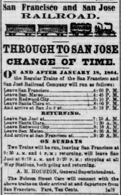 1864-0118 SF&SJ RR schedule