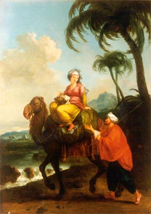 Couple with a Dromedary