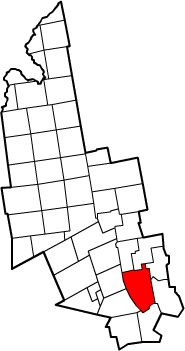 Location in Franklin County, Maine