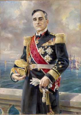 Ivan Vavpotič - Kralj Aleksander I. v admiralski uniformi