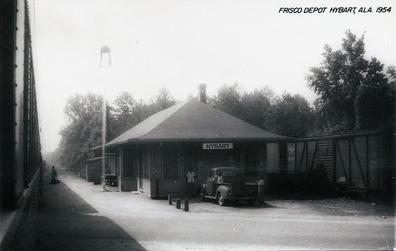 Frisco Depot Hybart AL 1954