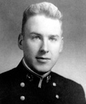 Jim Lovell as an Annapolis midshipman