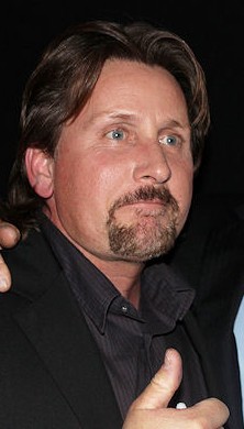 Emilio Estevez and Martin Sheen (cropped to Emilio).jpg