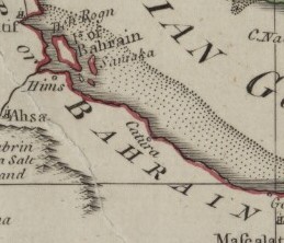 Map of Catura (Qatar) 1794