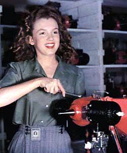 Marilyn Monroe as Norma Jean Dougherty