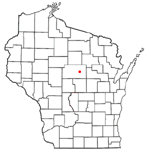 Location of the Town of Weston, Wisconsin