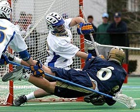 Lacrosse dive shot