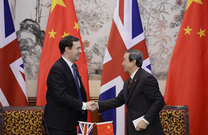 George Osborne in China