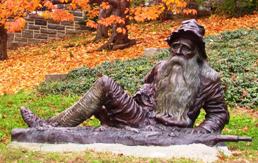 Irvington statue of Rip van Winkle