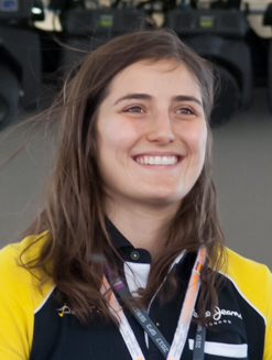 Tatiana Calderón GP3 Driver at Spanish GP 2017 (cropped).jpg