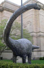 Diplodocus carnegii statuePittsburgh