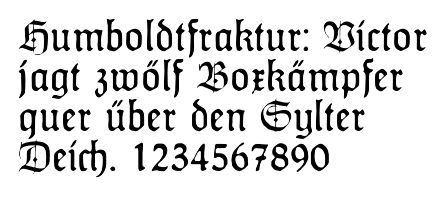 Fraktur humboldtfraktur