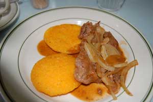 Tortillas con biste de higado