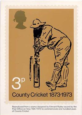 1973 1st GB PHQ card-WGGrace