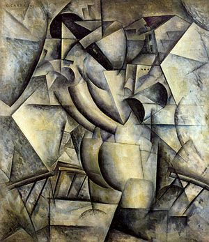 Carlo Carra, 1912, Concurrency, Woman on the Balcony, (Simultaneità, La donna al balcone), Collezione R. Jucker, Milan, Italy