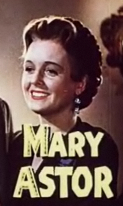 Mary Astor in Fiesta trailer