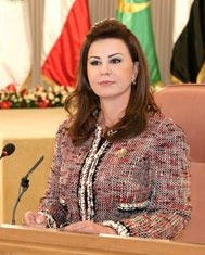 Tunisian first lady Leila Ben Ali (close-up)