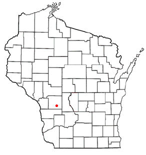 Location of Wilton (town), Wisconsin