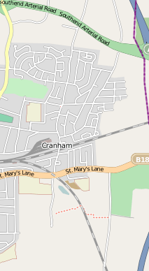 Osm cranham map