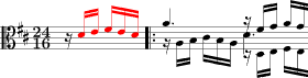 Anacrusis-bwv736