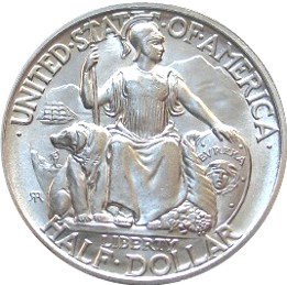 San diego-california pacific exposition half dollar commemorative obverse