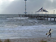 Messy surfing Brighton