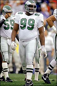 Jerome Brown of the Philadelphia Eagles (ca. 1991)