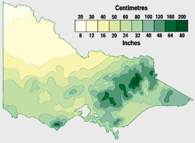 Victoria rainfall