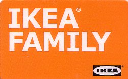 IKEA Family card from Canada