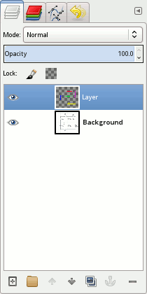 Cycle of layers channels paths in gimp-2.8