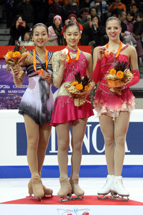 2007-2008 GPF Ladies Podium