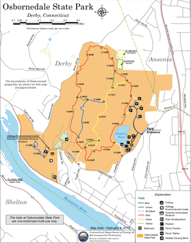 Osbornedale trail map