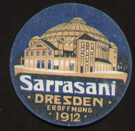 Zirkus Sarrasani - Vignette - Eröffnung 1912 Dresden