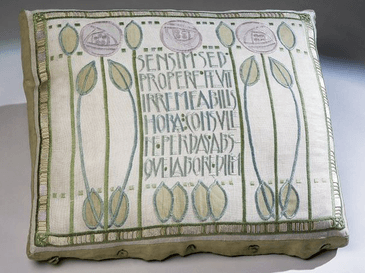 Sensim Sed cushion cover by Jessie Newbery