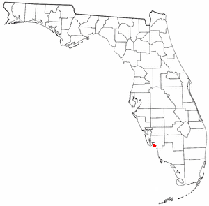 Location of Galt Island, Florida