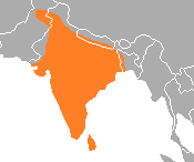 Psittacula cyanocephala range map.png