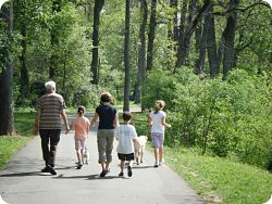 Little Sugar Creek Greenway in Huntingtowne Farms Park, Charlotte, NC