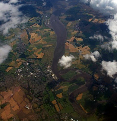 Alloa From The Air - geograph.org.uk - 1440457