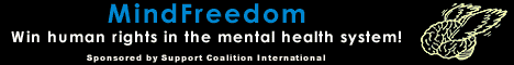 A banner ad for MindFreedom International