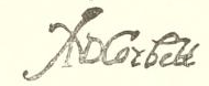 Sir Andrew Corbet signature