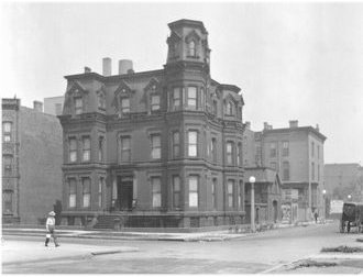 Exterior of the mansion