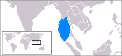 Map of Andaman Sea