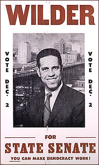 D.Wilder S.Senate poster