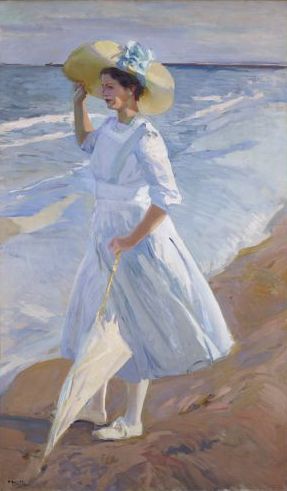 Joaquin Sorolla - Elena en la playa