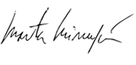 Marta Minujín signature