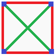 Tetragonal disphenoid diagram