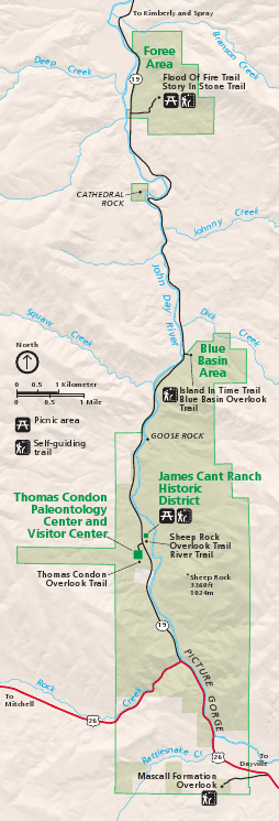 Sheep Rock Unit map