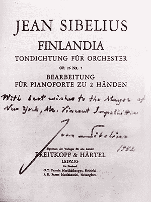 Finlandia première édition